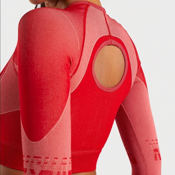 🛍NEW⚡️GymShark 🦈 Turbo Seamless Crop Top Small - Picture 4 of 6